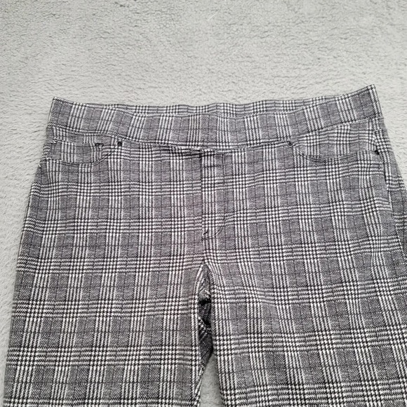 Seven 7 Pants Womens XXL Gray Pull‎ on Leggings Houndstooth Plaid Stretch Casual - Picture 2 of 14
